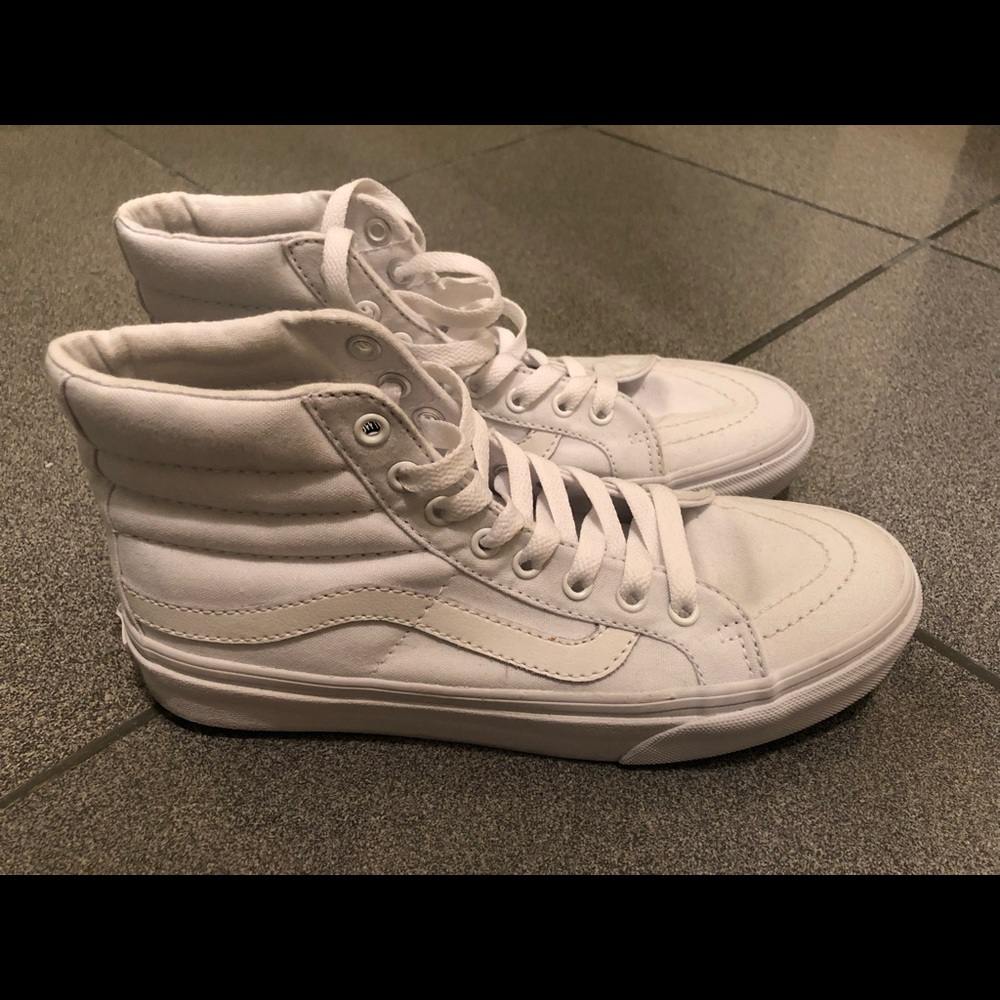 Vans white sneakers